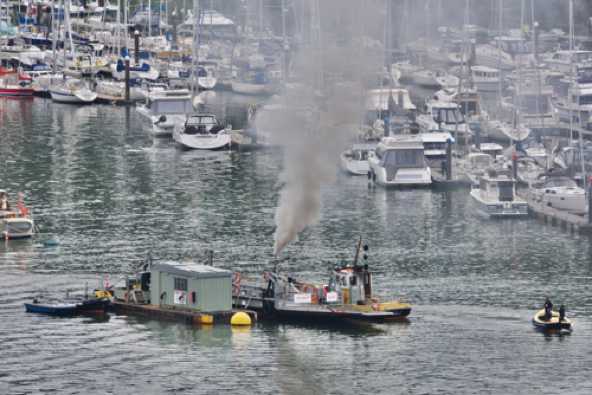 26 July 2023 - 08:29:25
The smoke continued to get worse as the small boat departed.
--------------------
Dartmouth Lower Ferry smoke